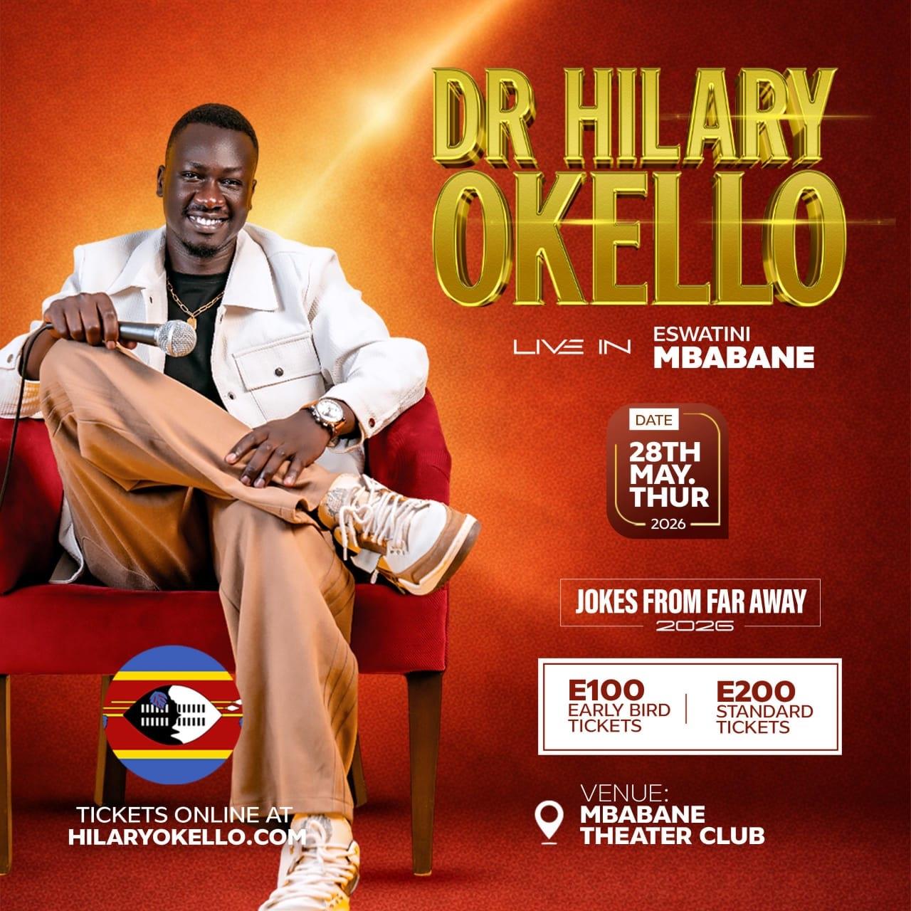 Jokes From Far Away with Dr Hillary Okello Pic